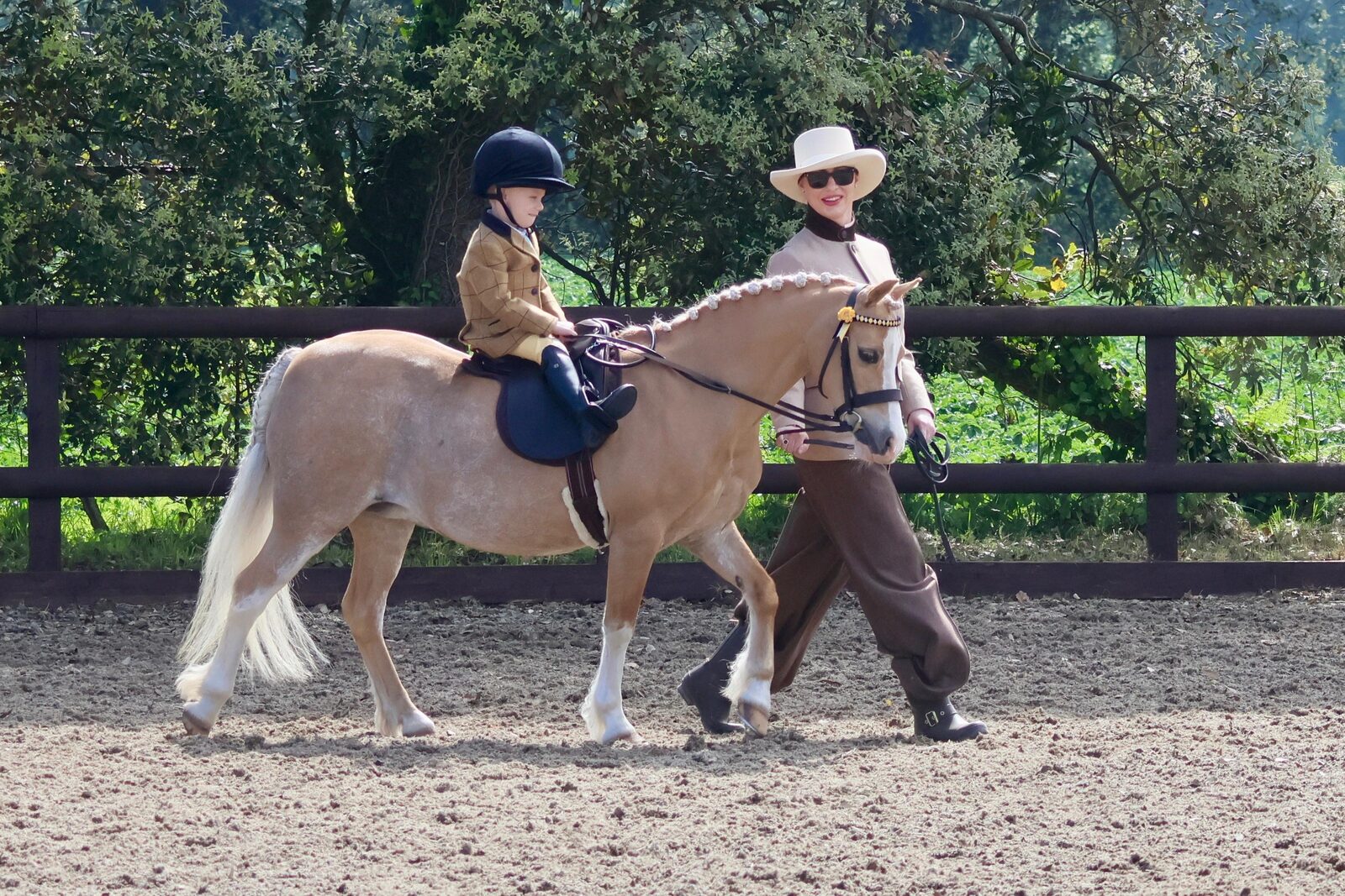 Mentor and rider at Hollybank